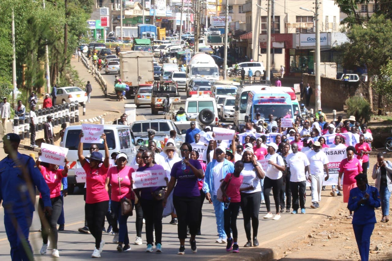 Cancer awareness march